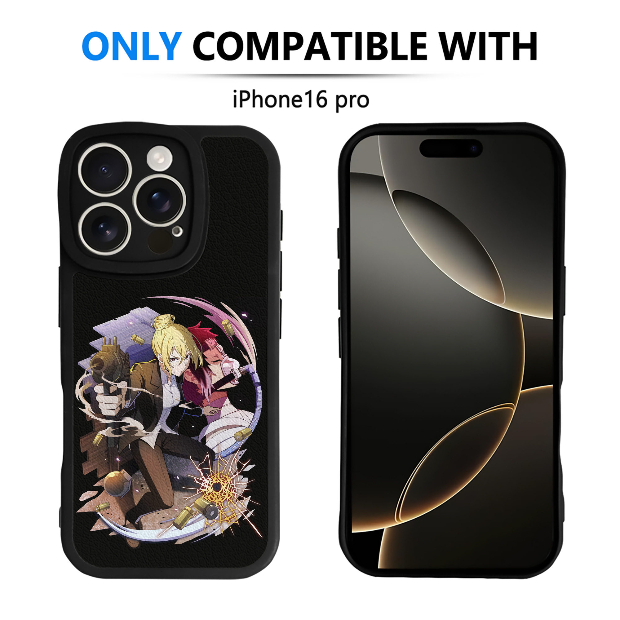 （画像用） 文豪ストレイドッグス Bungo Stray Dogs 【iPhone 16シリーズ対応】シリコンスマホケース（レザー調） 材質：シリコン